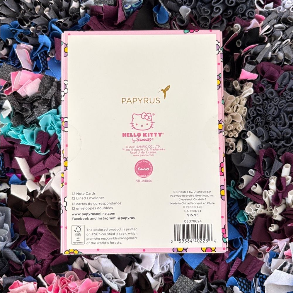 💎RARE💎🆕Papyrus-Sanrio “Hello Kitty” Stationery Set - Picture 5 of 6